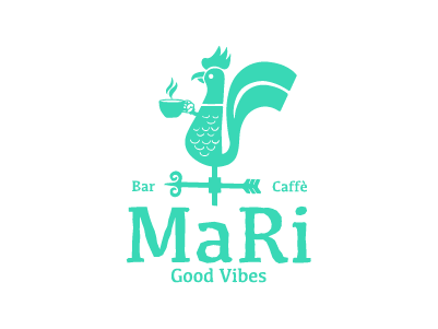 Logo per il bar MaRi di Rimini